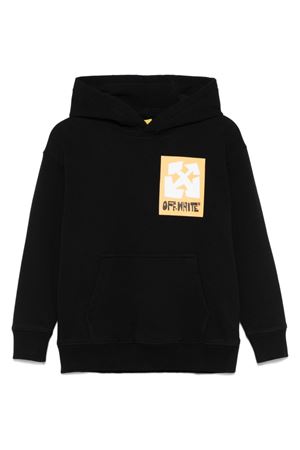 Big Label Hoodie OFF WHITE KIDS | OBBB001S25FLE0071018